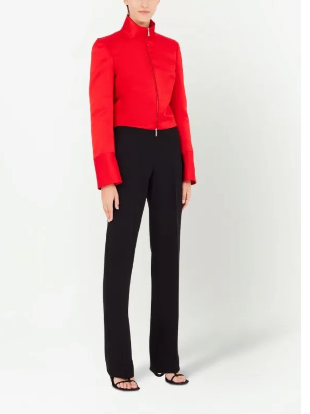 FERRAGAMO HIGH-WAIST STRAIGHT-LEG TROUSERS